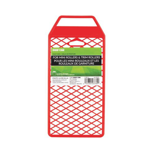 Shur-Line® 2007097 Quick Pro Paint Grid, 1 gal Can Capacity, Plastic, Red